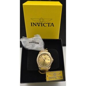 NEW Invicta Angel Unisex Watch -‎ 38mm, Gold (49847)#0359